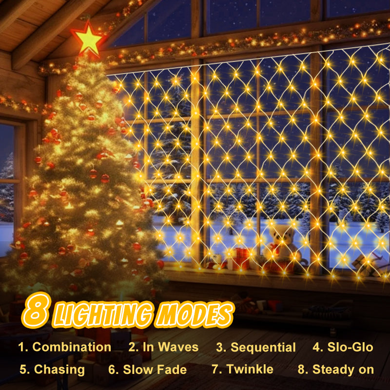echosari Christmas Net Lights
