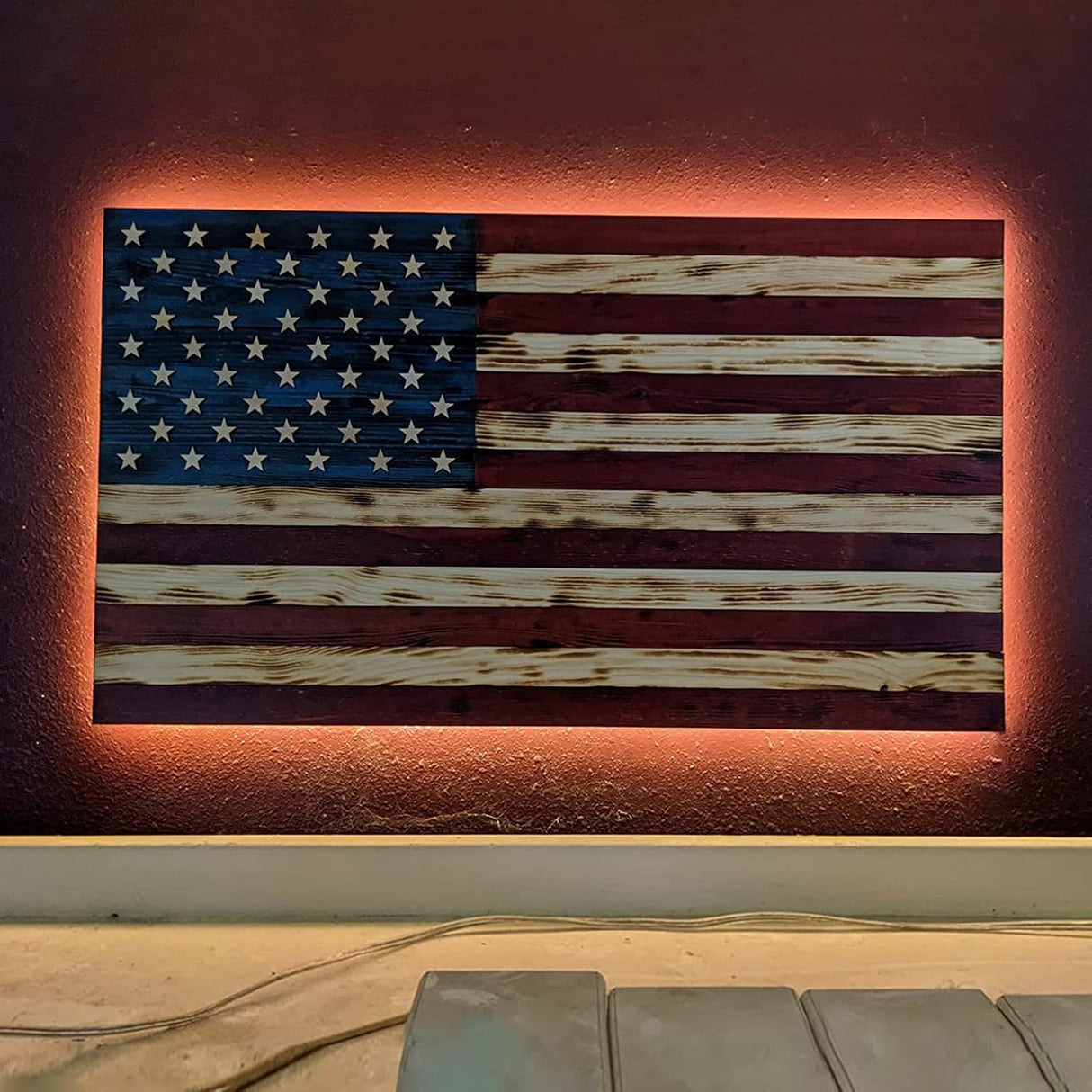 echosari Battery Powered Led Strip Lights 9.8ft 90Led(Warm White)