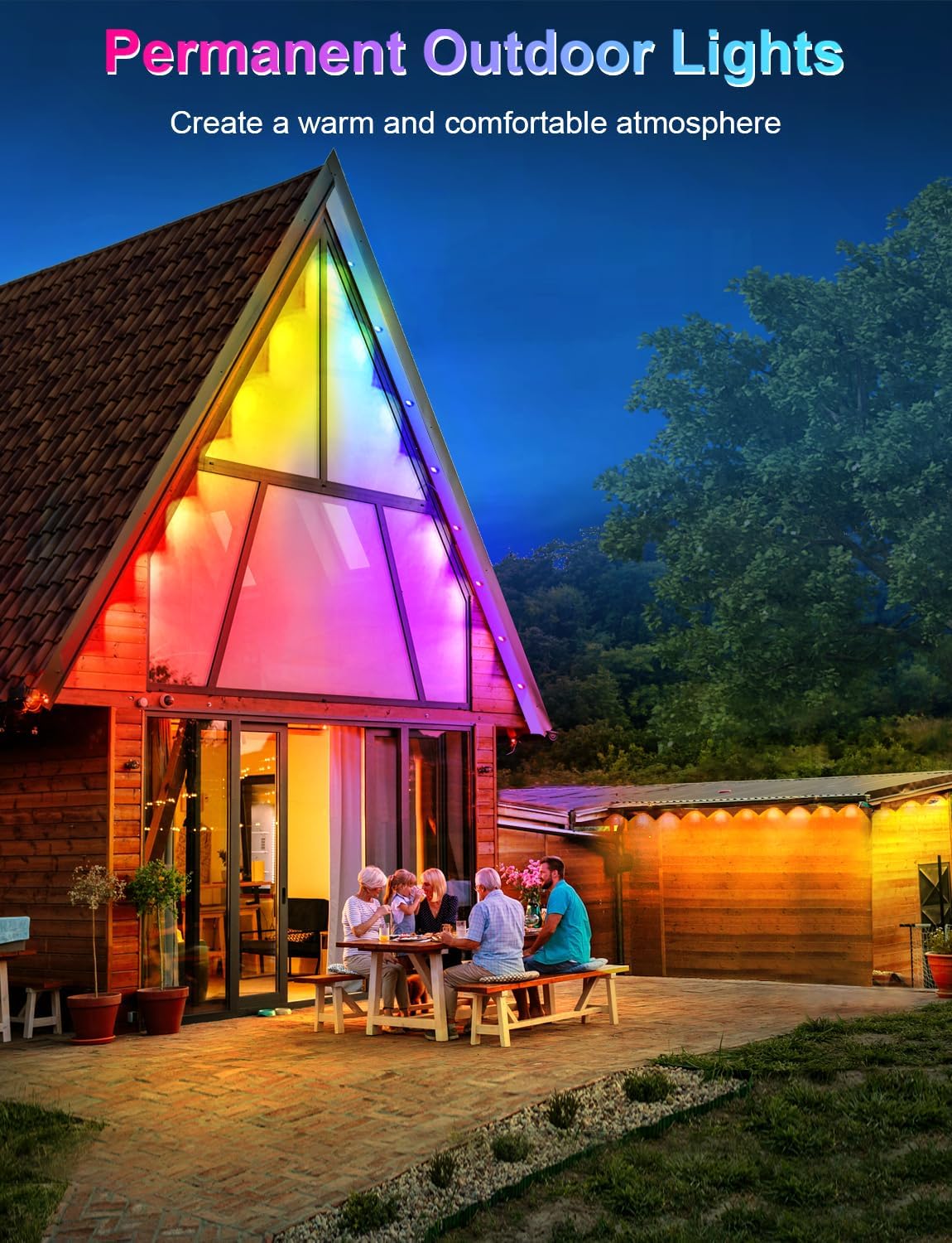 echosari Permanent Outdoor Lights