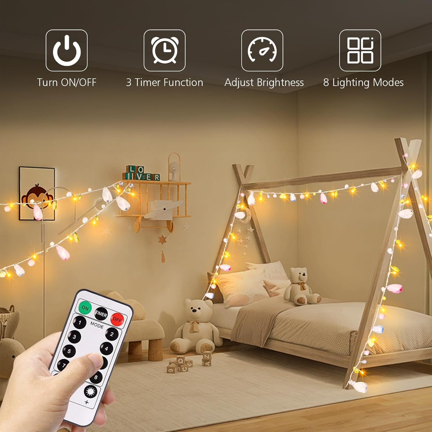 echosari Battery Operated Fairy String Lights