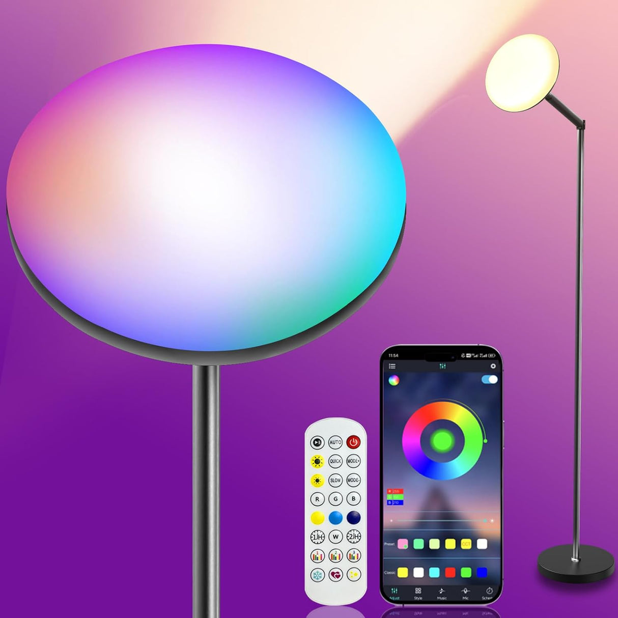 echosari Smart RGB Floor Lamp