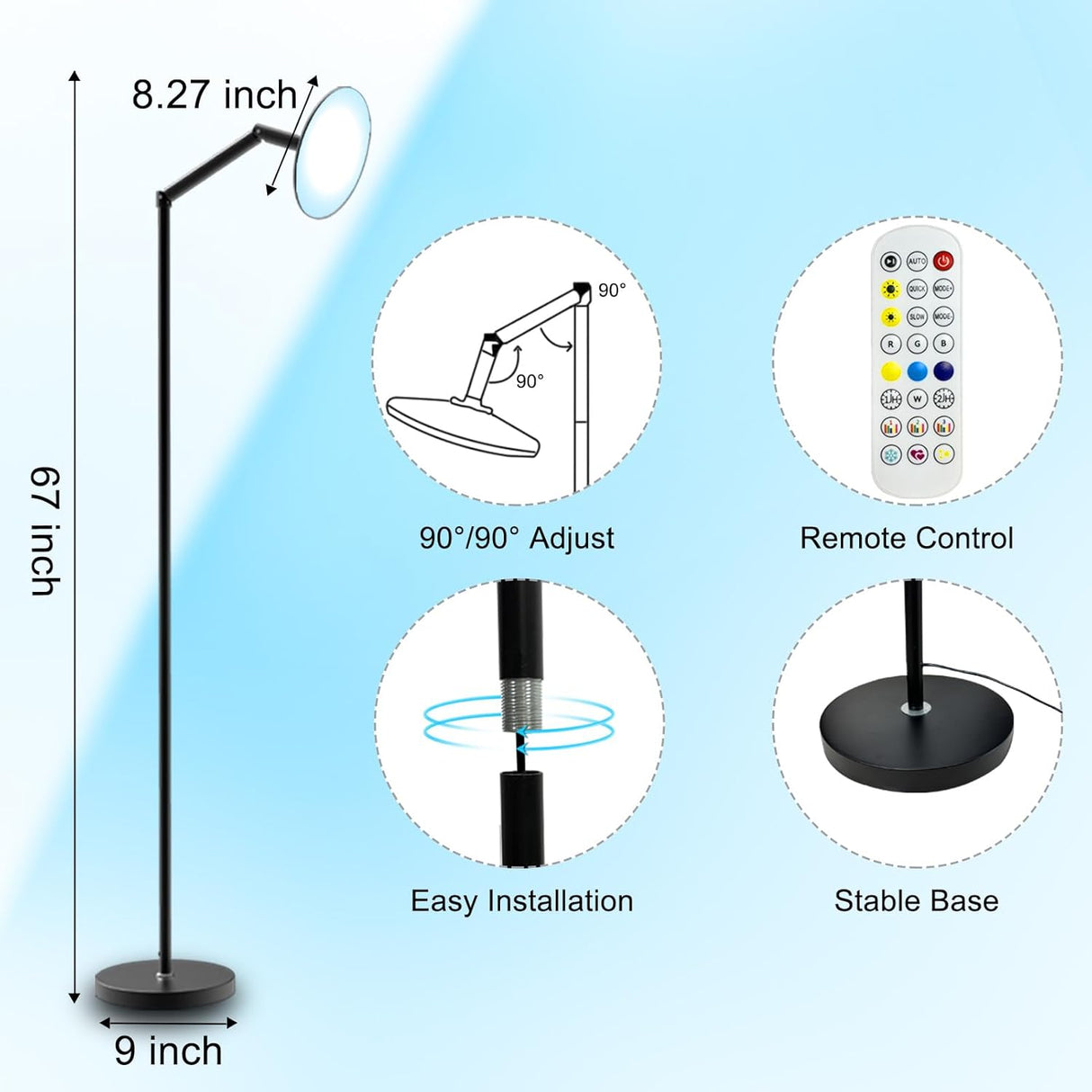 echosari Smart RGB Floor Lamp