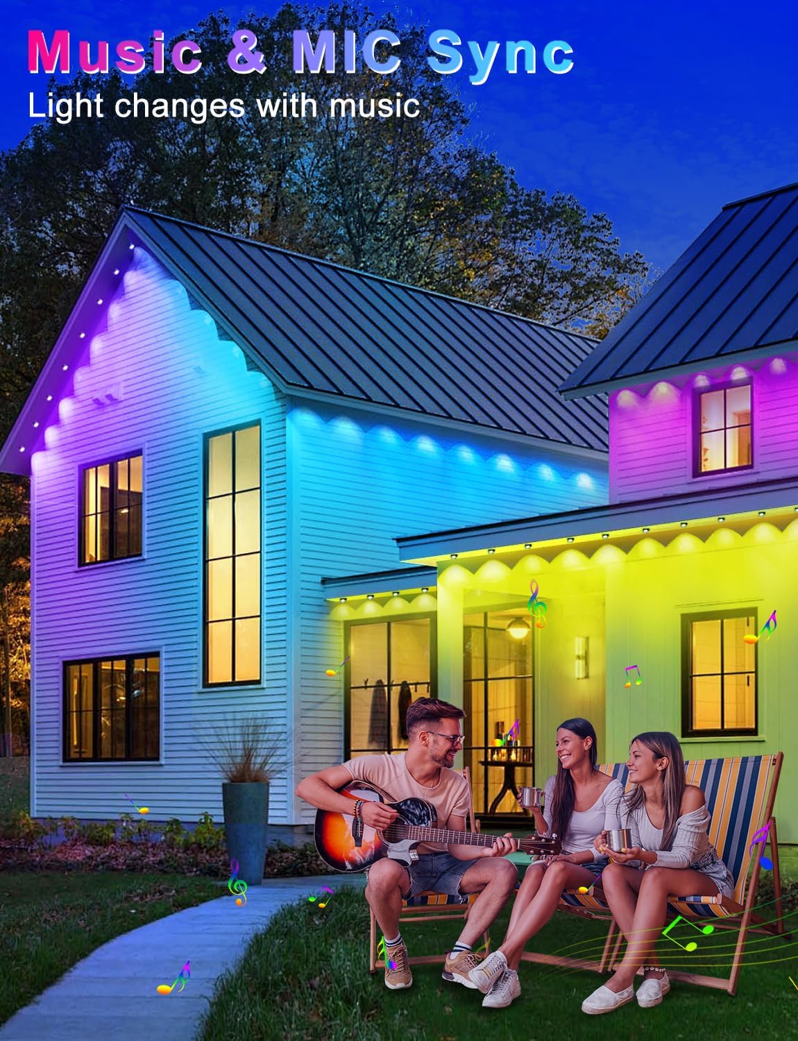 echosari Permanent Outdoor Lights