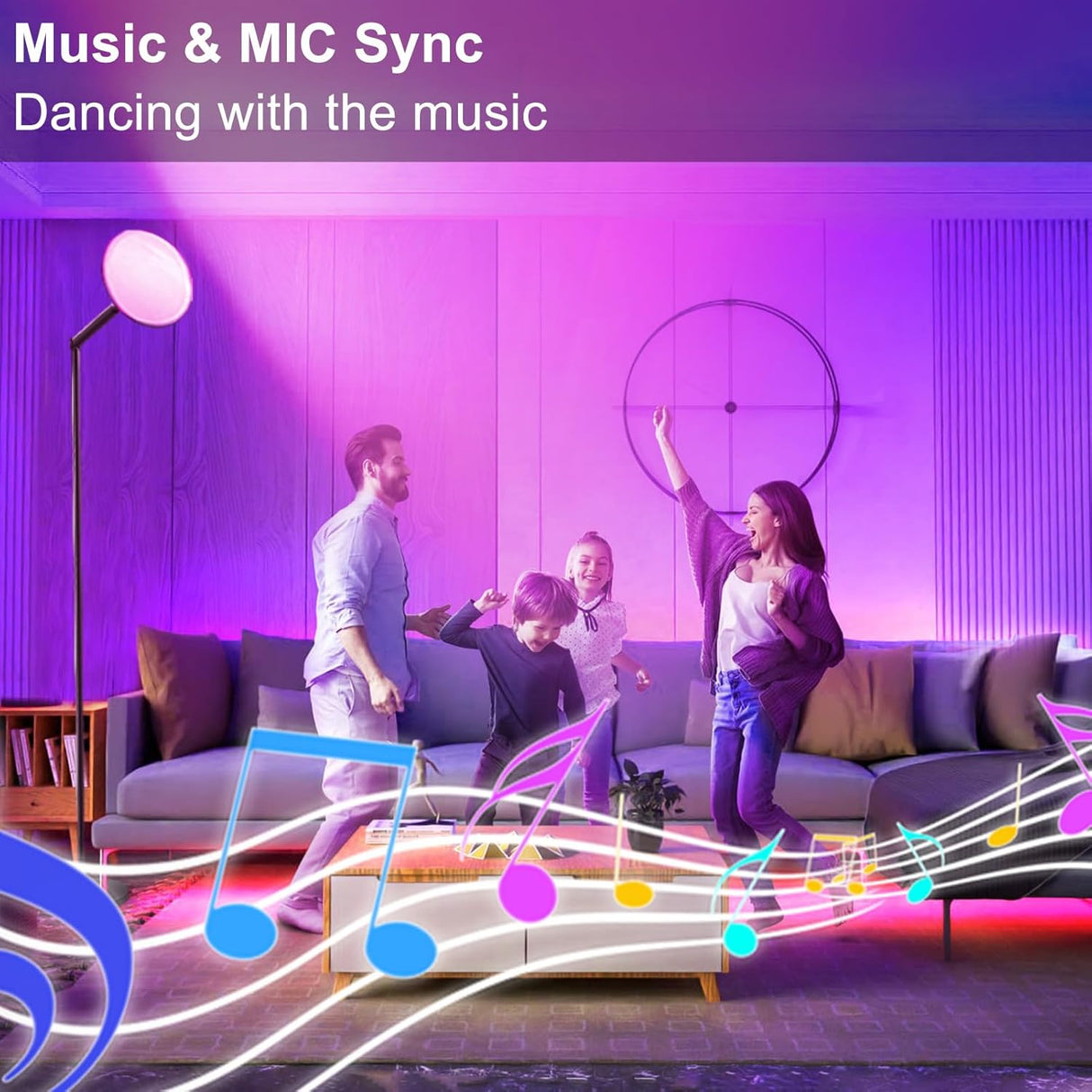 echosari Smart RGB Floor Lamp