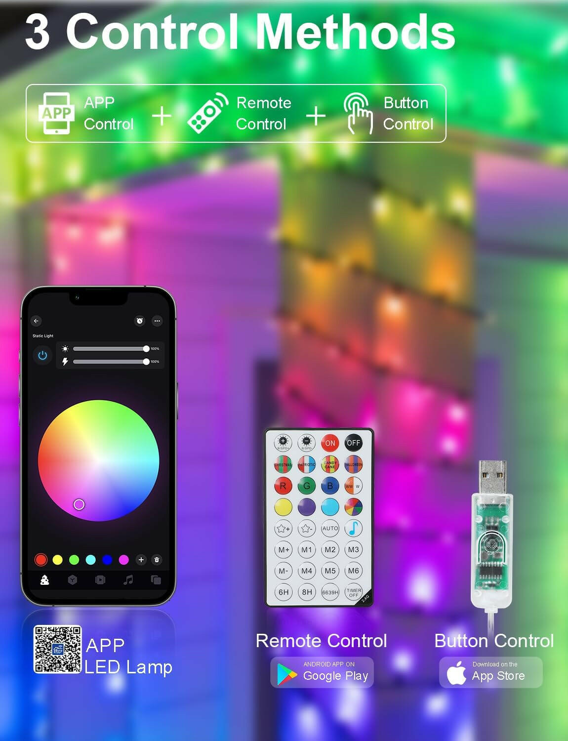 echosari Christmas Smart String Lights