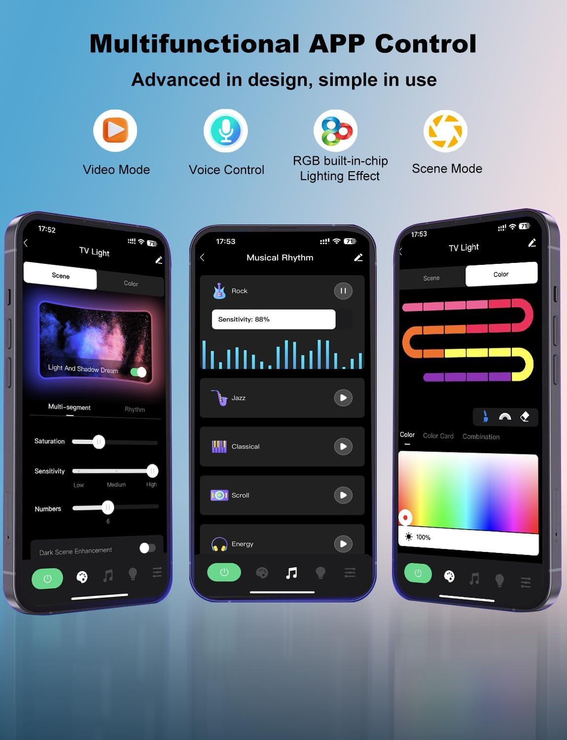 echosari Smart TV Backlight
