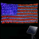 echosari Solar American Flag Lights Outdoor