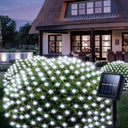 echosari 100 LED 5Ft x 5Ft Solar Net Lights (Cool White)