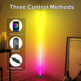 echosari Smart RGBICW LED Corner Floor Lamp