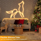 echosari 33ft LED Neon Rope Lights(Warm White)