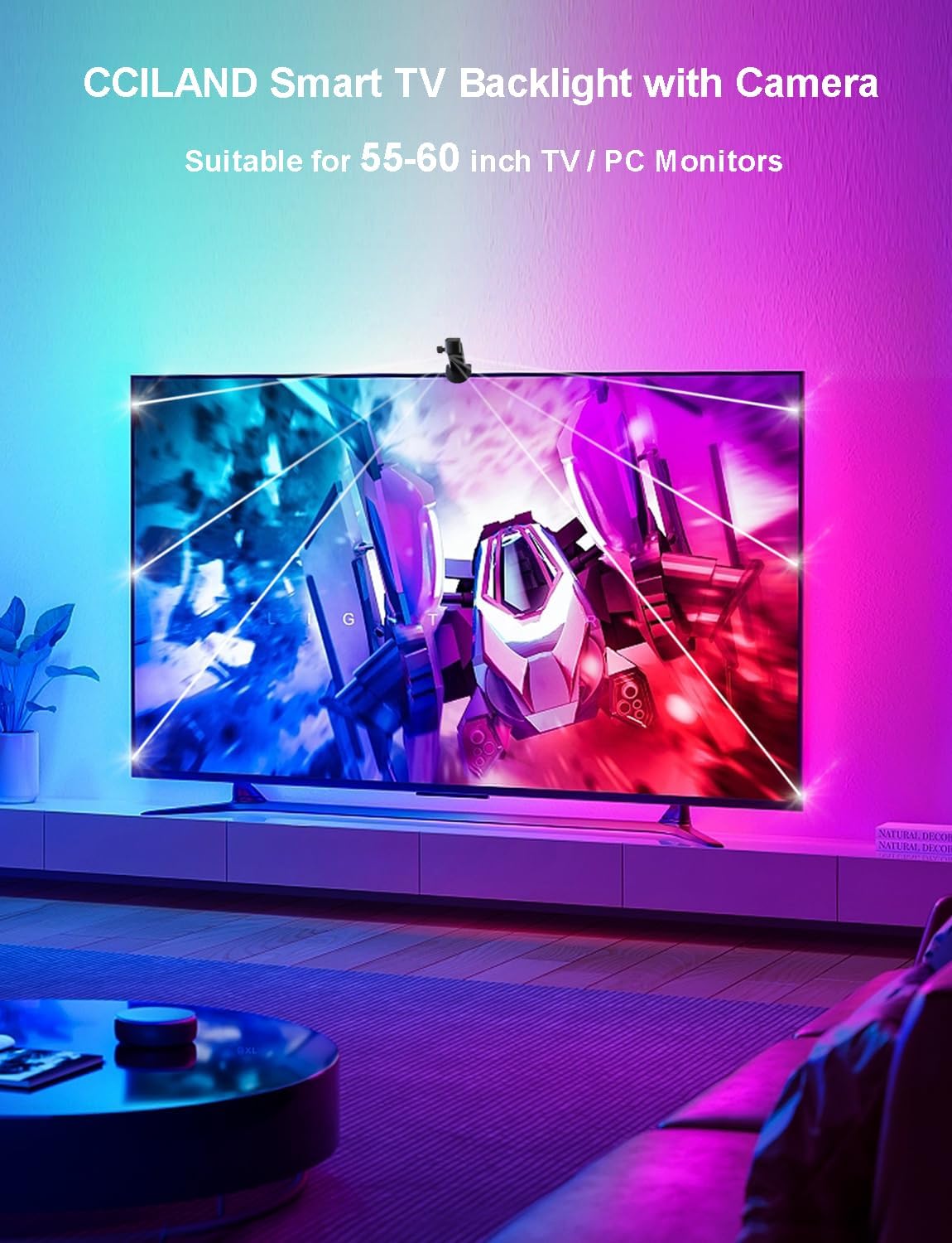 echosari Smart TV Backlight