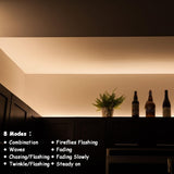 echosari 16.5ft Battery LED Strip Lights Warm White
