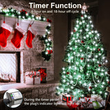 echosari 2 Pack Fairy String Lights Plug in(Cool White)