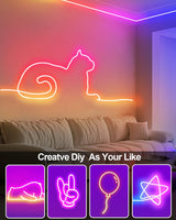 echosari 16.4ft Smart Neon Rope Lights USB