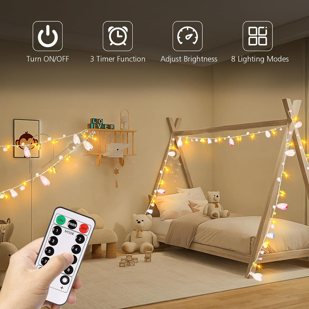 echosari Battery Operated Fairy String Lights