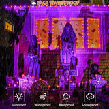 echosari 2 Pack Halloween String Lights