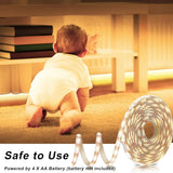echosari 16.5ft Battery LED Strip Lights Warm White