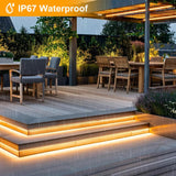 echosari 33ft LED Neon Rope Lights(Warm White)