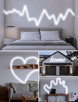 echosari Cool White Neon Rope Lights