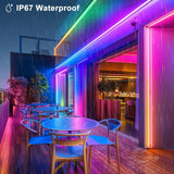 echosari 16.4ft RGB IC Smart Neon Rope Light