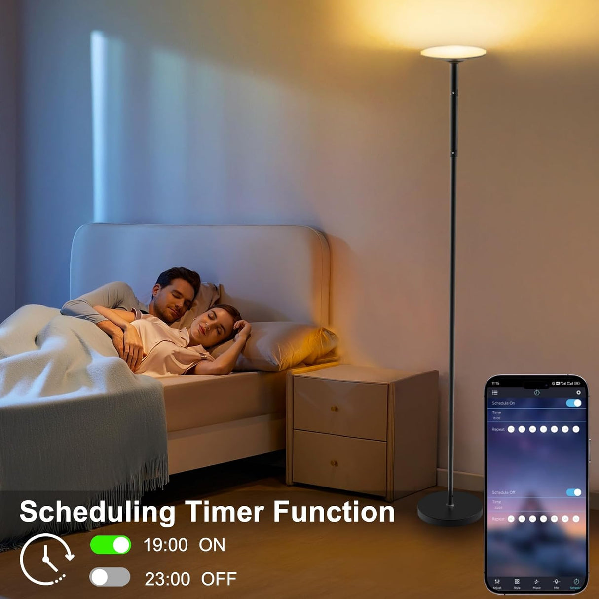 echosari Smart RGB Floor Lamp