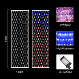 echosari Plug in American Flag Lights
