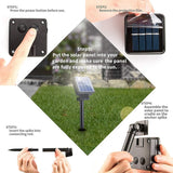 echosari 100 LED 5Ft x 5Ft Solar Net Lights(Warm White)