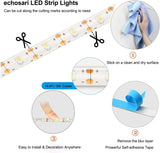 echosari 16.5ft Battery LED Strip Lights Warm White