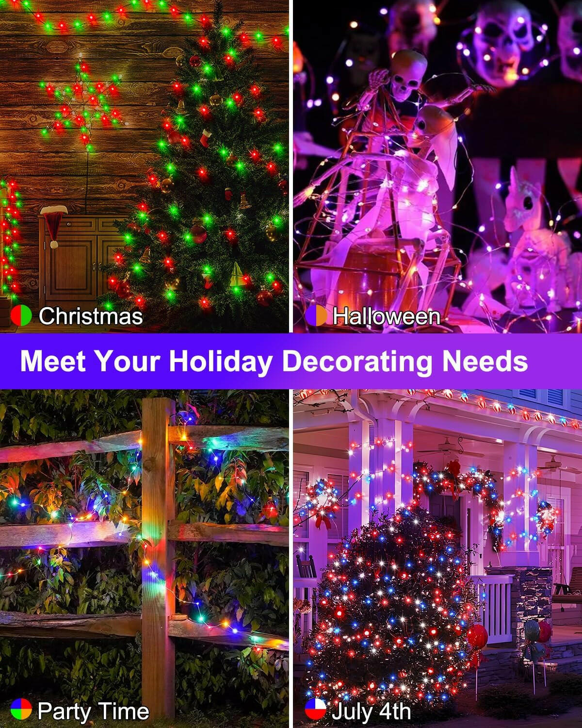 echosari Smart WiFi Fairy Lights