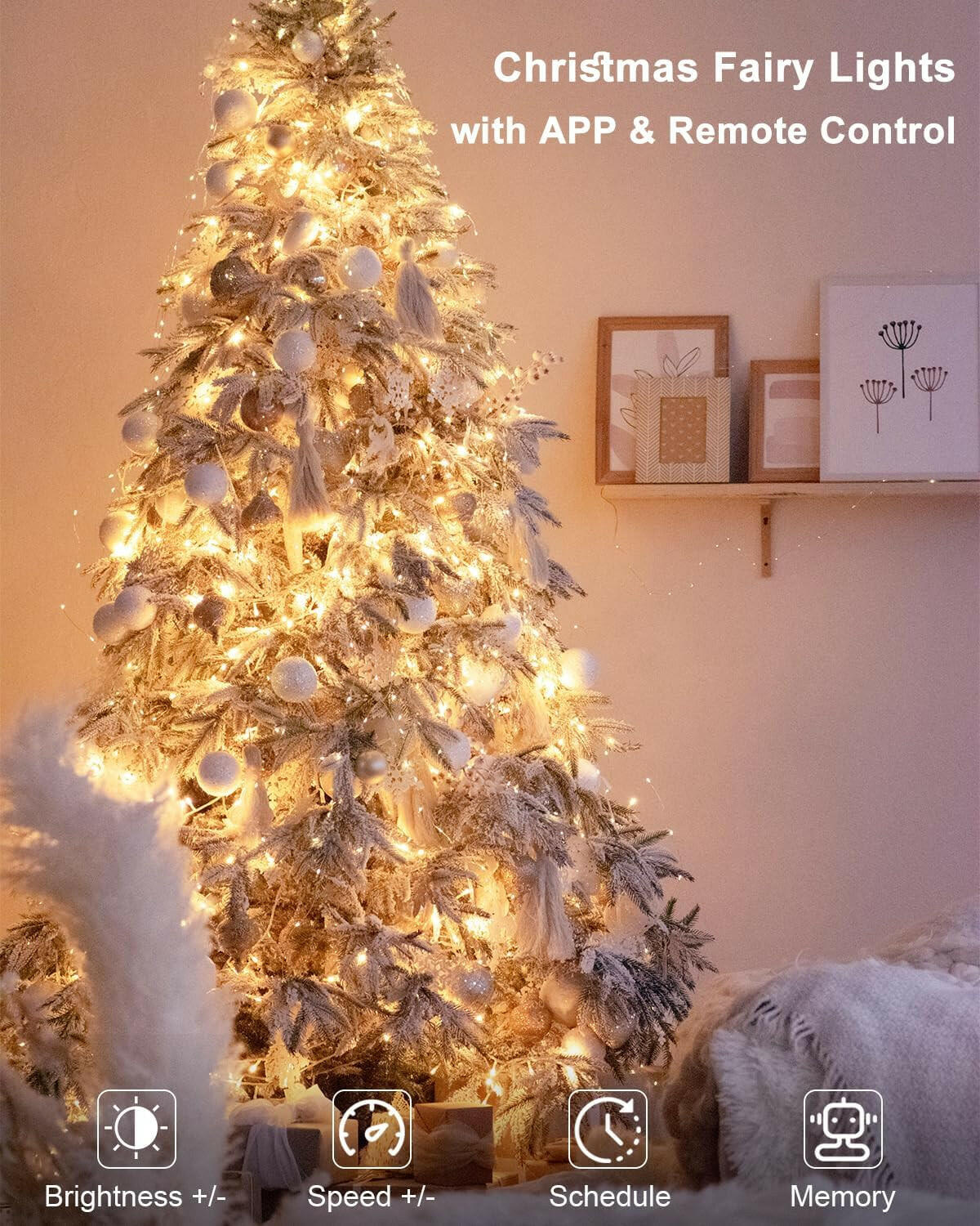 echosari Smart WiFi Fairy Lights