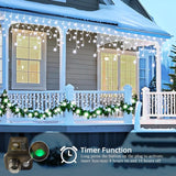 echosari Christmas Icicle Lights