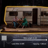 echosari Solar Strip Lights Outdoor