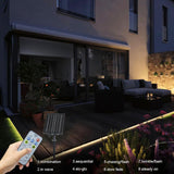 echosari Solar Strip Lights Outdoor