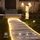 echosari 16.4ft Solar Strip Lights Outdoor