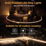 echosari 16.4ft Solar Strip Lights Outdoor