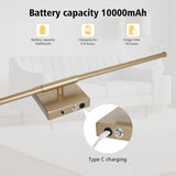 echosari Wall Sconces Battery Operated(Gold)