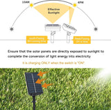 echosari 16.4ft Solar Powered Strip Lights(Cool White)